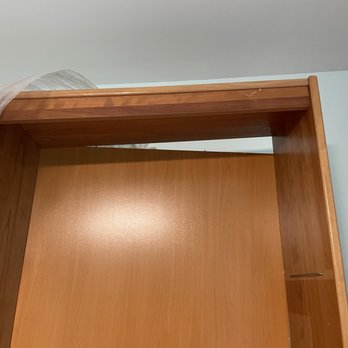 Rapid Van Lines - This was part of a three piece corner bookshelf from a high end store in Culver City. - Movers Near Me - South Bend, Indiana
