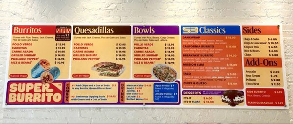 Menu photo 2 Super Burrito New York, NY