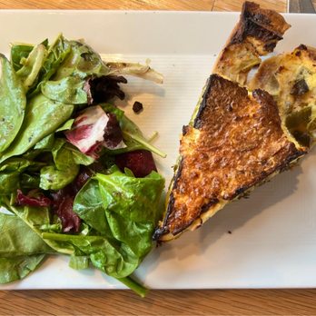 Cepae Tasting Room - Goat cheese and Leek quiche! Soooo yummy! - Wine Tasting Room Near Me - Bellevue, Washington
