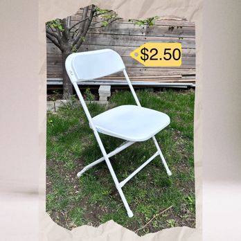 MVV Rentals - White folding chair - Party Equipment Rentals Near Me MVV Rentals - White folding chair - Party Equipment Rentals Near Me