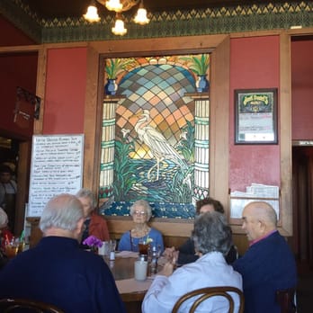Café Waterfront - Great decor. A beautiful stained glass egret. - Seafood Near Me - Eureka, California Café Waterfront - Great decor. A beautiful stained glass egret. - Seafood Near Me - Eureka, California