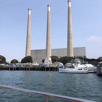 Sub Sea Tours - Closer view of the power plant - Rafting/Kayaking Near Me - Morro Bay, California