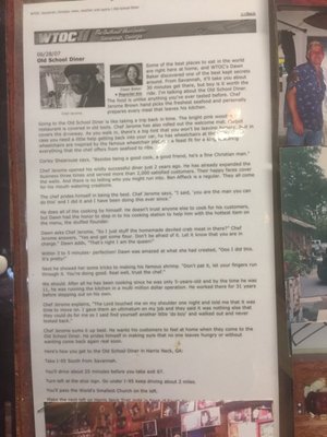 Menu photo 5 Old School Diner Harris Neck, GA