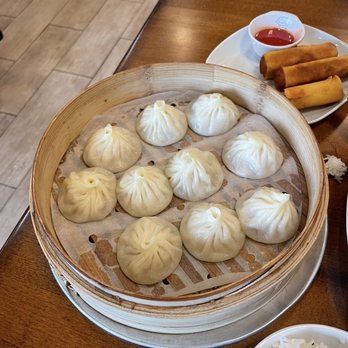 Steam Dumpling - Soup dumplings and veggie spring rolld - Chinese Near Me - Katy, Texas Steam Dumpling - Soup dumplings and veggie spring rolld - Chinese Near Me - Katy, Texas