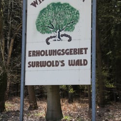 Kletterwald Surwold - Eingangschild zum Wald