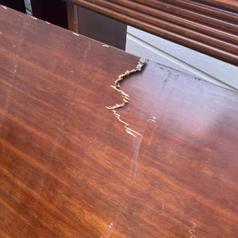 Direct Relocation Services - Back panel, antique bookshelf. - Movers Near Me - Davie, Florida