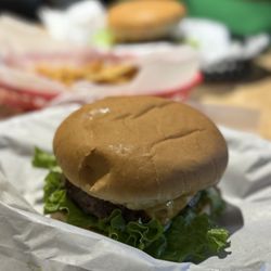 Silva's Mexican American Restaurant - Bacon cheese burger and fries