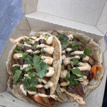 PhoWheels at The Water Park - Roti tacos (chicken) - Vietnamese Near Me - Arlington, Virginia