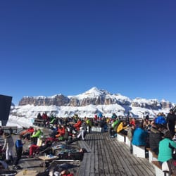 Rifugio Luigi Gorza - Blick zur Sellagruppe
