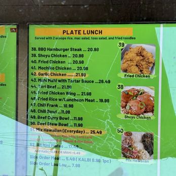 Leeward Drive Inn - Plate lunches - Korean Near Me - Waipahu, Hawaii