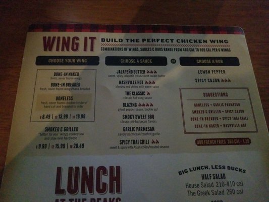 Menu photo 8 Twin Peaks Concord, NC