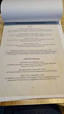 Menu photo 4 Mayfair Coffee Hamburg, HH