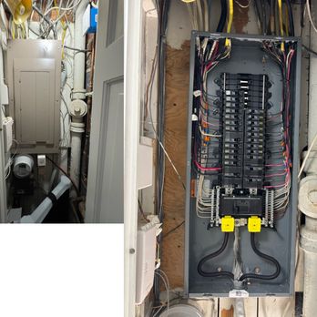 Super Nova Electric - Before (left) After (right) 200A Electrical Panel Upgrade - Electricians Near Me - Herndon, Virginia Super Nova Electric - Before (left) After (right) 200A Electrical Panel Upgrade - Electricians Near Me - Herndon, Virginia