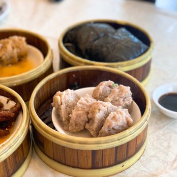 Cheung Hing - Steam beef ball + sticky rice in lotus leaf - Dim Sum Near Me - San Francisco, California