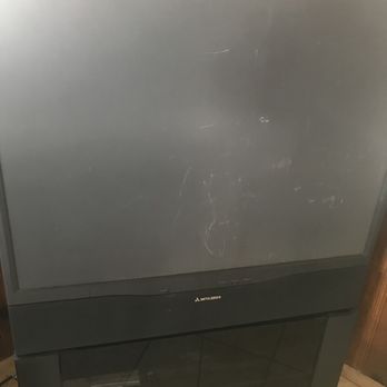 Big Bear Cool Cabins - Tv.. non functioning, scratched, 100 years old - Property Management Near Me - Big Bear Lake, California