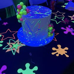 Glow in the dark cake