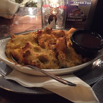 Cornish Pasty - Garlic & Cheese Mashed Potatoes - British Near Me - Las Vegas, Nevada
