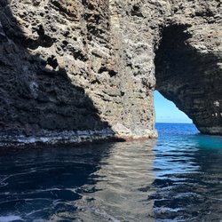 North Shore Charters - One of several sea caves