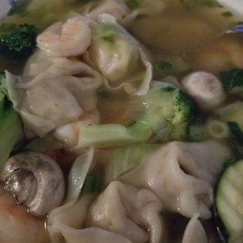 Wok & Roll - Wok & Roll: the best shrimp wonton soup!!! - Chinese Near Me - Fullerton, California