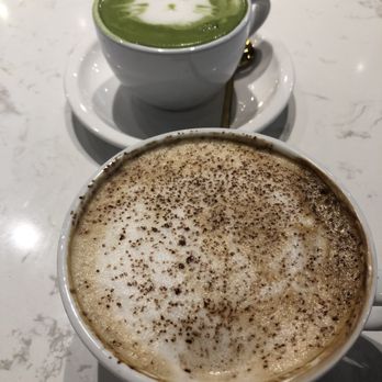 Hanabusa Cafe - Cappuccino and matcha latte - Pancakes Near Me - Chicago, Illinois