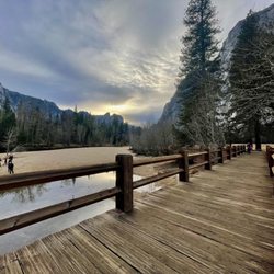 Swinging Bridge - Swinging Bridge (nope, doesn't swing) on New Years Eve 2023.