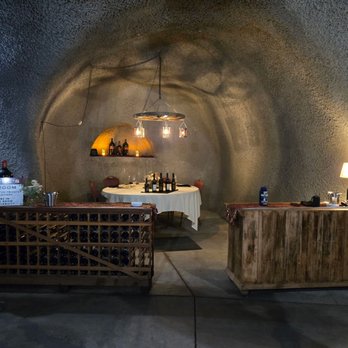 Eberle Winery - The VIP tasting table in the first wine cave in Paso! - Wineries Near Me - Paso Robles, California