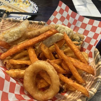 Luv Dduk - mixed tempura and sweet potato fries - Korean Near Me - Cerritos, California