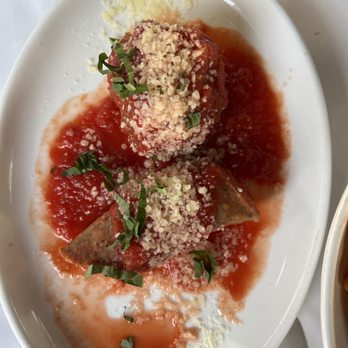 Formento's - The meatball and fennel sausage for the canestri pasta - Italian Near Me - Chicago, Illinois