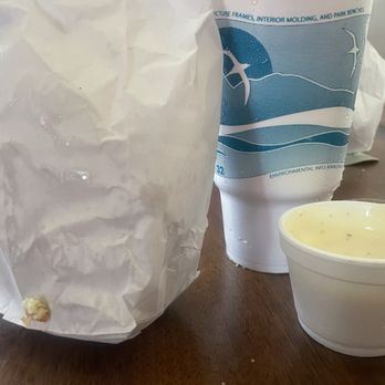 George's Drive-In - Huge bag of zucchini fries, ranch and drink. - American Near Me - Riverside, California