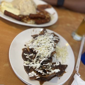 Aunt Emma's Pancakes - Side of mole chilaquiles - Pancakes Near Me - Chula Vista, California