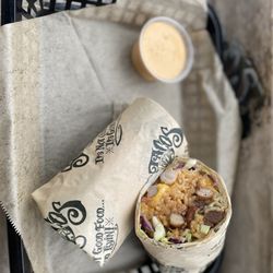 Sancho’s Tacos - Surf and turf burrito