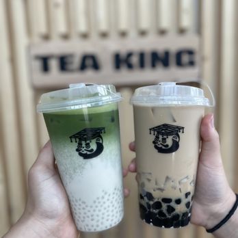 Tea King - Matcha latte with sago, milk tea with boba - Bubble Tea Near Me - Seattle, Washington