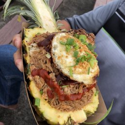 Pineapple Boat- Kalua Pork