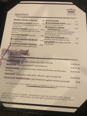 Menu photo 4 Gresham's Chop House Hawley, PA