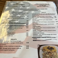 Heritage Coney Island - Menu