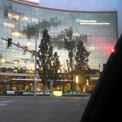 Cleveland Clinic Global Patient Services - Outside the main entrance.