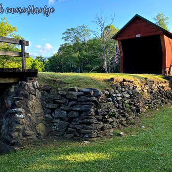 Sinking Creek Covered Bridge - This creek literally sinks below ground a little further downstream. - Landmarks & Historical Buildings Near Me - Newport, Virginia Sinking Creek Covered Bridge - This creek literally sinks below ground a little further downstream. - Landmarks & Historical Buildings Near Me - Newport, Virginia