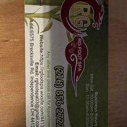 RG Foot Spa independence