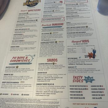 The Hangout - Menu - Music Venues Near Me - Gulf Shores, Alabama The Hangout - Menu - Music Venues Near Me - Gulf Shores, Alabama