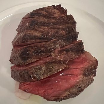 Rose Tavern - The nightly steak special - we asked for it rare and they delivered - Wine Bars Near Me - Canandaigua, New York