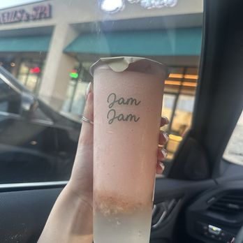 Jam Jam Tea Lab - Tangy Fresh Peach Slush - Bubble Tea Near Me - Irvine, California Jam Jam Tea Lab - Tangy Fresh Peach Slush - Bubble Tea Near Me - Irvine, California