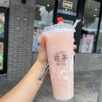 Mi Tea - Honey Peach Jasmine slushy - Bubble Tea Near Me - North Miami Beach, Florida Mi Tea - Honey Peach Jasmine slushy - Bubble Tea Near Me - North Miami Beach, Florida