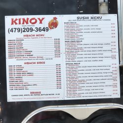 Kinoy Hibachi Express - Menu