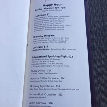 the C restaurant + bar - Happy Hour Menu as of 08-23-15 - Seafood Near Me - Monterey, California the C restaurant + bar - Happy Hour Menu as of 08-23-15 - Seafood Near Me - Monterey, California