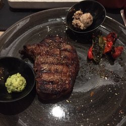 Bahnhof 1872 - Steak mit Kräuterbutter und Rotwein-Charlotten-Butter