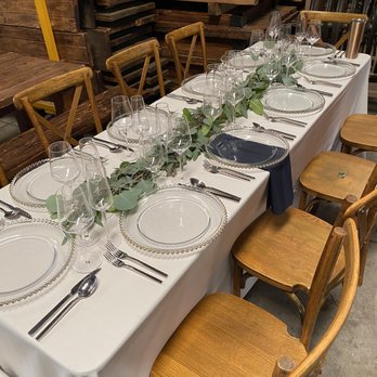 Romy's Rentals - What our wedding tables were supposed to look like (the look we wanted) - Party Equipment Rentals Near Me - Fresno, California