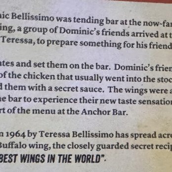 Anchor Bar - Buffalo - The story... - Chicken Wings Near Me - Buffalo, New York
