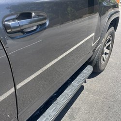 Eagle Paint and Body - After, you can barely see the scratch.