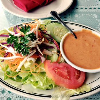 Tani Thai Restaurant - Salad - peanut dressing so gooooood - Thai Near Me - Miami, Florida Tani Thai Restaurant - Salad - peanut dressing so gooooood - Thai Near Me - Miami, Florida