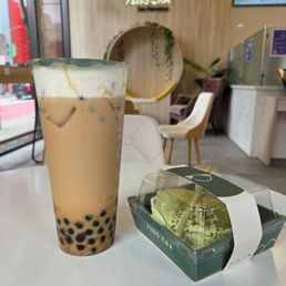 Boba and matcha Boba and matcha